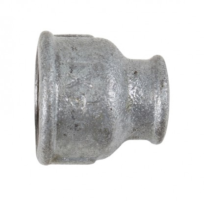 Rörkoppling galvaniserade muff med förminskning R10/⅜" x R8/¼"