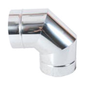 Rörböj 90°  rostfri 32mm Ø120mm    